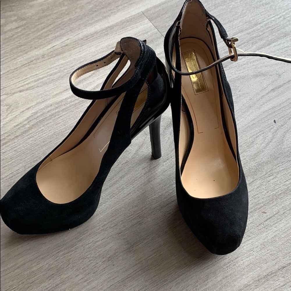 Jessica Simpson black heels